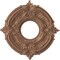 Ekena Millwork Attica Thermoformed PVC Ceiling Medallion Fits Canopies up to 4 1/8-in., Aged Copper CMP10ATCAC - alternate 1